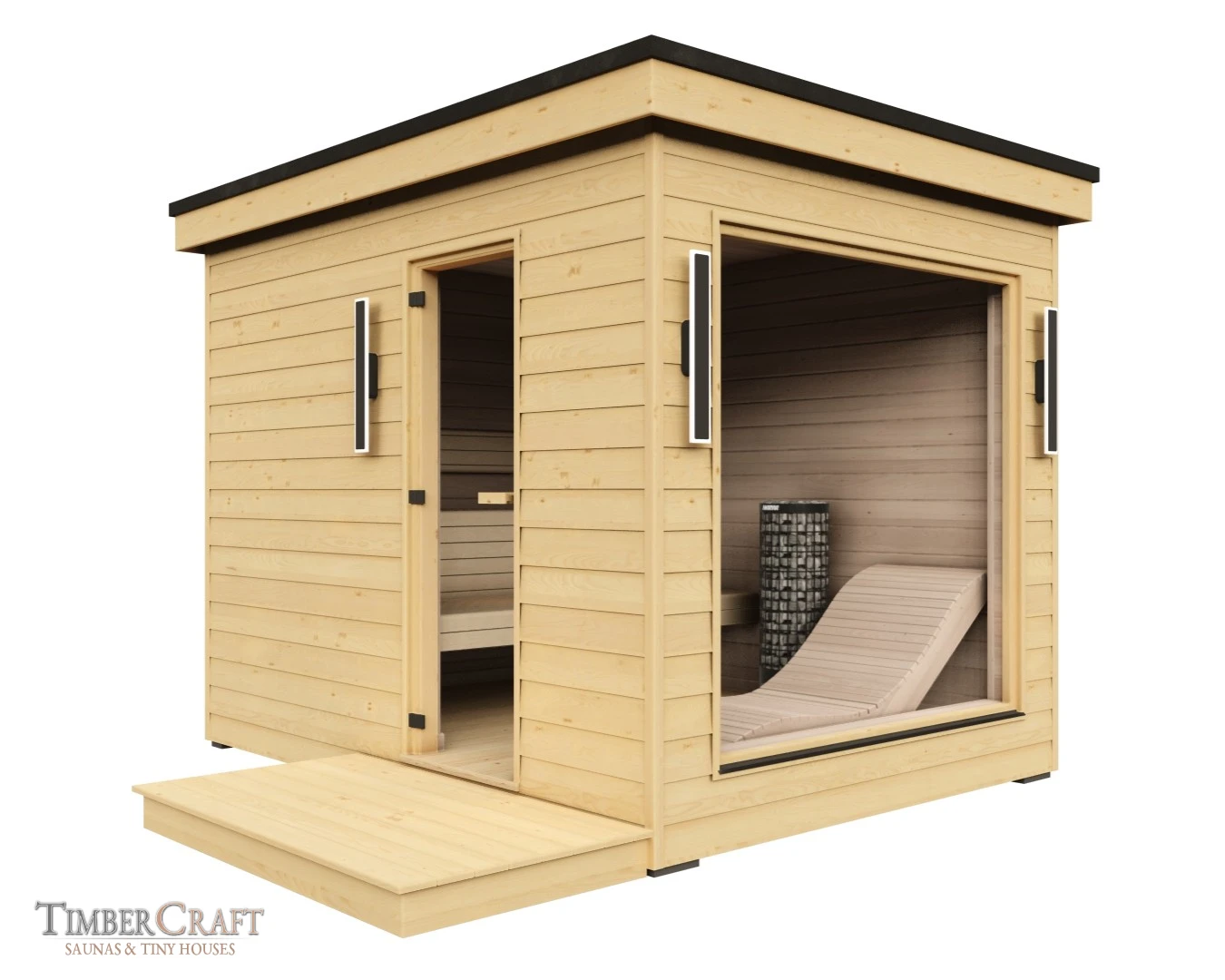 Sauna Lumi – widok główny