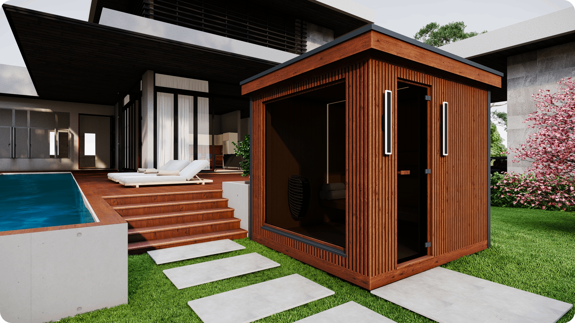 Sauna Cubo – widok 1